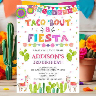 Invitation pour une Fiesta de Taco | Invitation d'