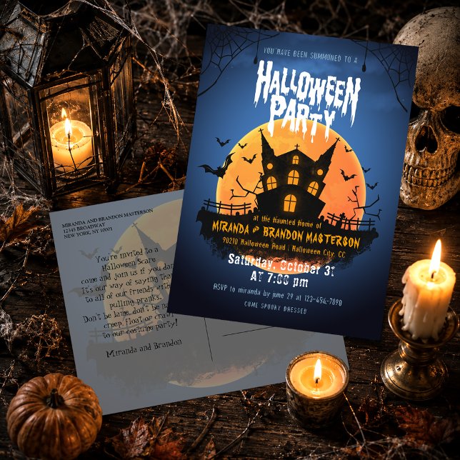 Invitation pour une Maison Hantée Cimetière Chauve (Créateur téléchargé)