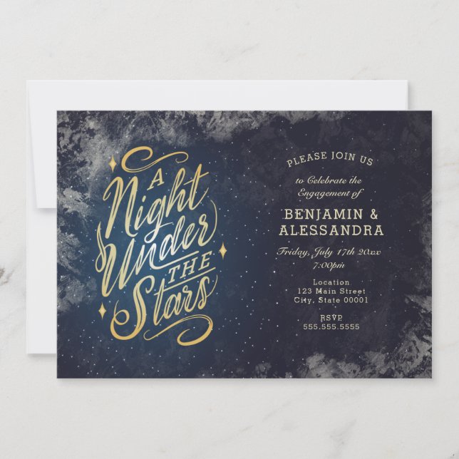 Invitation pour une Nuit sous les Étoiles (Devant)