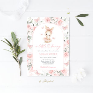 Invitation pour une petite fille pour Baby Shower