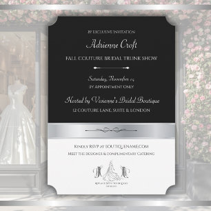 Invitation pour une présentation de collection de 