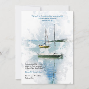 Invitation pour une promenade en voilier sur le la