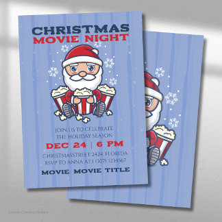 Invitation pour une soirée cinéma de Noël avec San