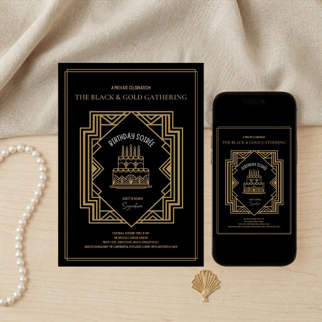 Invitation pour une soirée d'anniversaire des Anné (Créateur téléchargé)