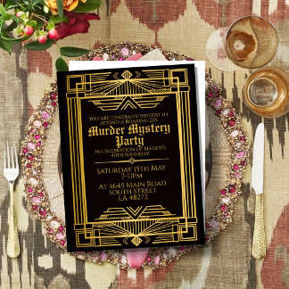 Invitation pour une soirée d'anniversaire sur le t