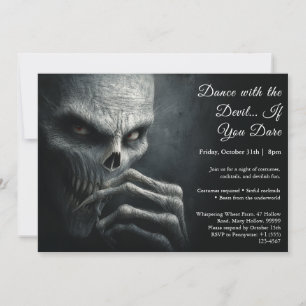 Invitation pour une soirée de costumes d'Halloween