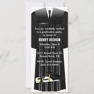 Invitation pour une soirée de remise de diplômes e