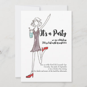 Invitation pour une soirée entre filles