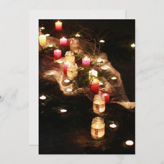 Invitation pour une Soirée Magique à la Lumière de (Devant / Derrière)