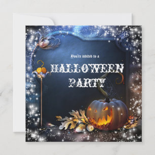 Invitation pour une soirée magique de citrouille d