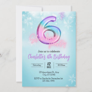 Invitation pour une soirée pyjama au pays des merv