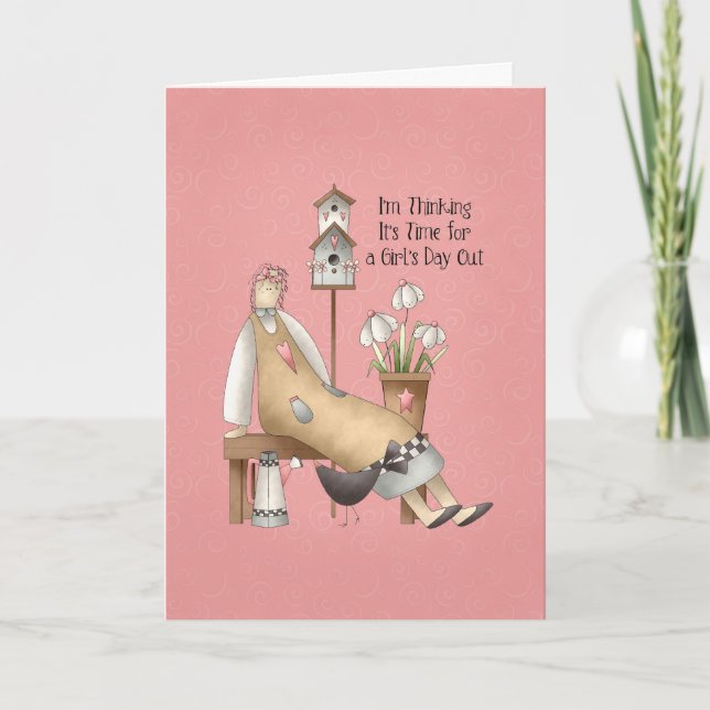 Invitation pour une sortie entre filles (Devant)