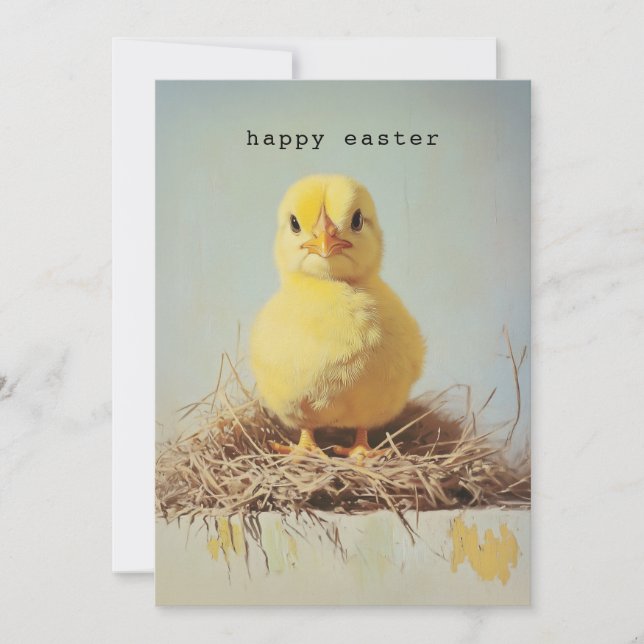 Invitation Poussette grincheuse dans le nid (Devant)