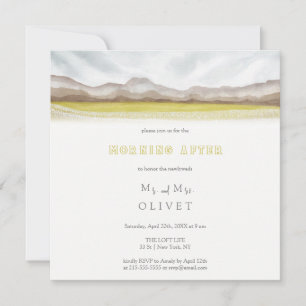 Invitation Prairies en fleurs le matin après