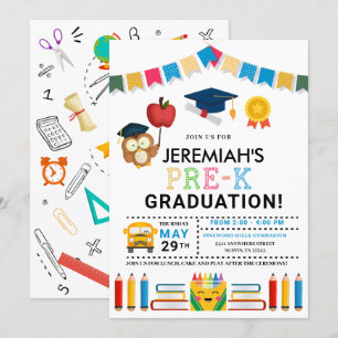 Invitation pré-K Graduation