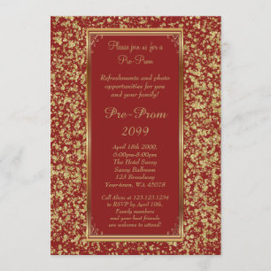 Invitation Pré-prom, Pré-prom, Doux-seize, Parties scintillan