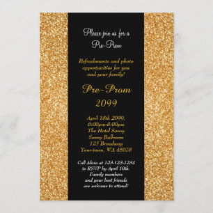 Invitation Pré-Prom, Pré-Prom, Quinceanera, Doux-seize, 2