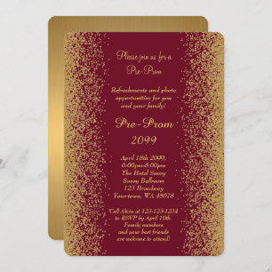 Invitation Pré Prom, Pré Prom, Quinceanera, Sweet-seize,