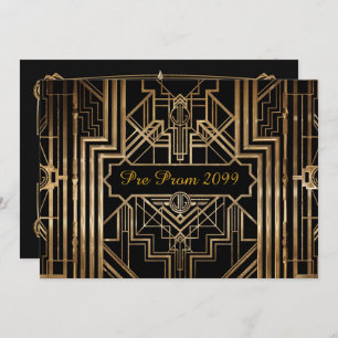 Invitation pré-prom, Quinceanera, Gatsby V3