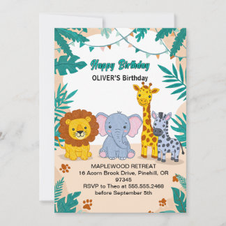 Invitation Premier anniversaire 1er anniversaire