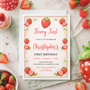 Invitation Premier anniversaire de Berry Premier anniversai