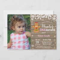 Premier anniversaire de fille rustique Onederland 