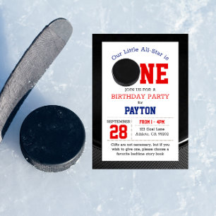 Invitation Premier anniversaire de hockey