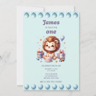 Invitation Premier anniversaire de James
