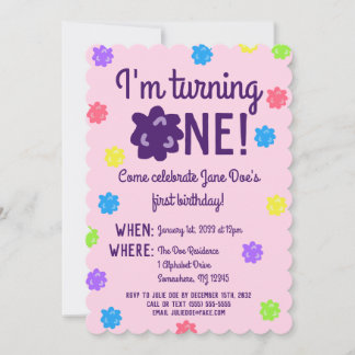 Invitation Premier anniversaire de Konpeito