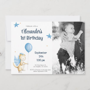 Invitation Premier anniversaire de la Marine Blue Cream Drago