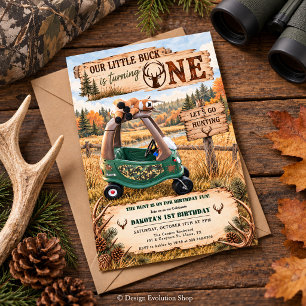 Invitation Premier Anniversaire de Little Buck Chasse au Ce