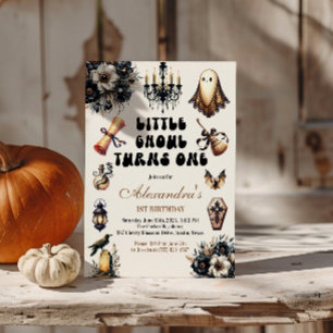 Invitation Premier anniversaire de Little Ghoul