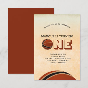 Invitation Premier anniversaire du basket-ball