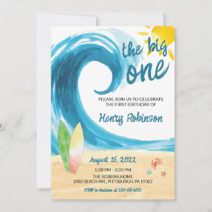 Invitation Premier anniversaire du Big One Surfer