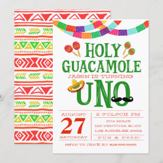 INVITATION PREMIER ANNIVERSAIRE FIESTA