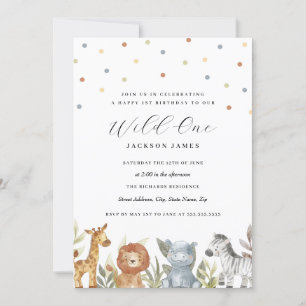 Invitation Premier anniversaire, fou furieux