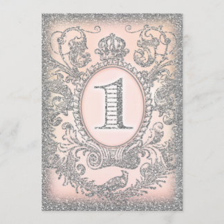 Invitation Premier anniversaire Il était une fois Princess Si