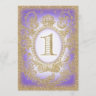 Invitation Premier anniversaire Il était une fois Princesse P
