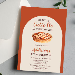 Invitation Premier anniversaire moderne