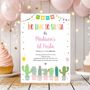 Invitation Premier Cactus Fiesta Succulent Anniversaire