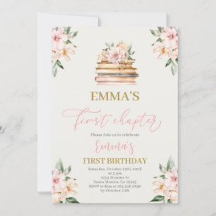 Invitation Premier chapitre Anniversaire
