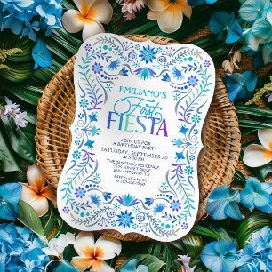 Invitation Premier Fiesta 1er anniversaire garçons