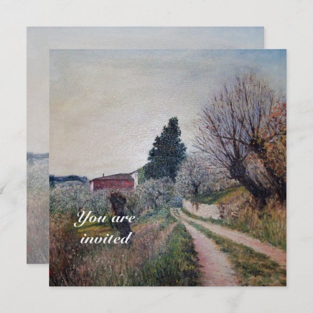 INVITATION PREMIER PRINTEMPS DANS LE PAYSAGE TOSCANS (Devant / Derrière)