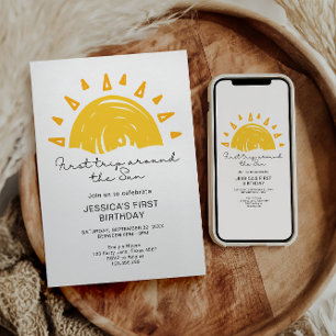 Invitation Premier Tour Autour du Soleil 1er Anniversaire