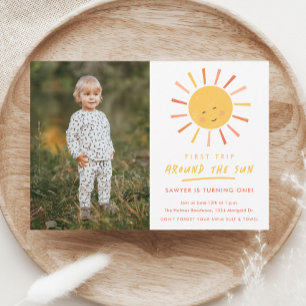 Invitation Premier Tour Autour du Soleil 1er Anniversaire
