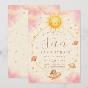 Invitation Premier Tour Autour du Soleil Première Fille d'Ann