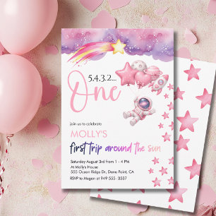 Invitation Premier tour de Pink Space autour du soleil Annive