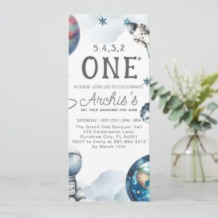 Invitation Premier voyage autour de l'Anniversaire des astron