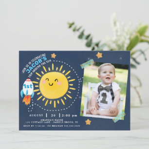 Invitation Premier voyage autour du soleil