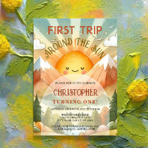 Premier Voyage Autour Du Soleil 1Er Anniversaire